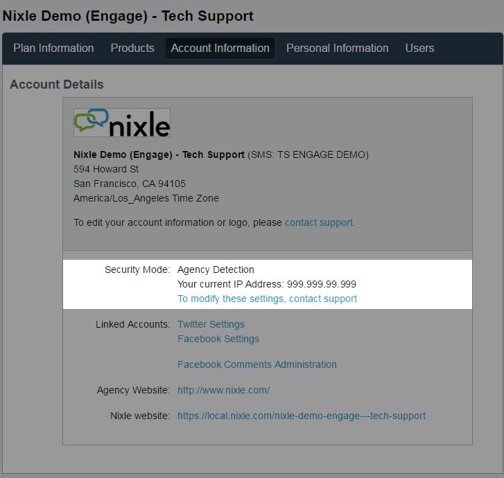 Nixle IP Address