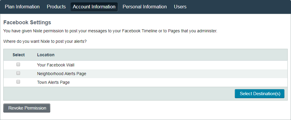 Facebook Pages Permission